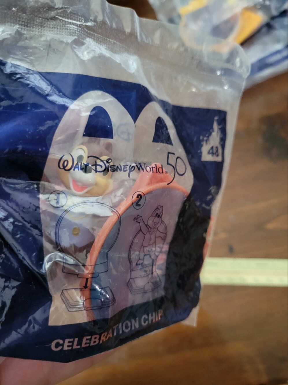 NEW 2021 McDonalds Happy Meal Toy: WDW 50th Anniversary Celebration Chip #48